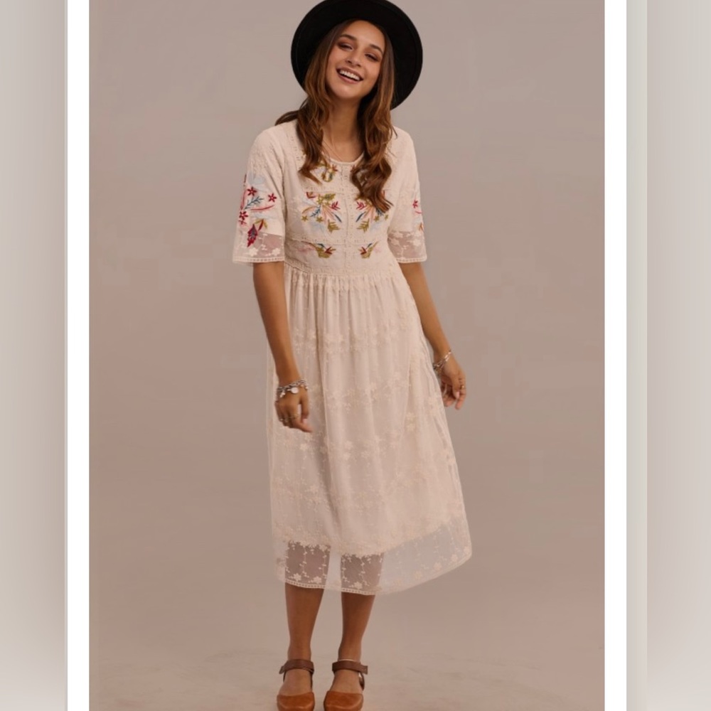 Roolee Embroidered Dress